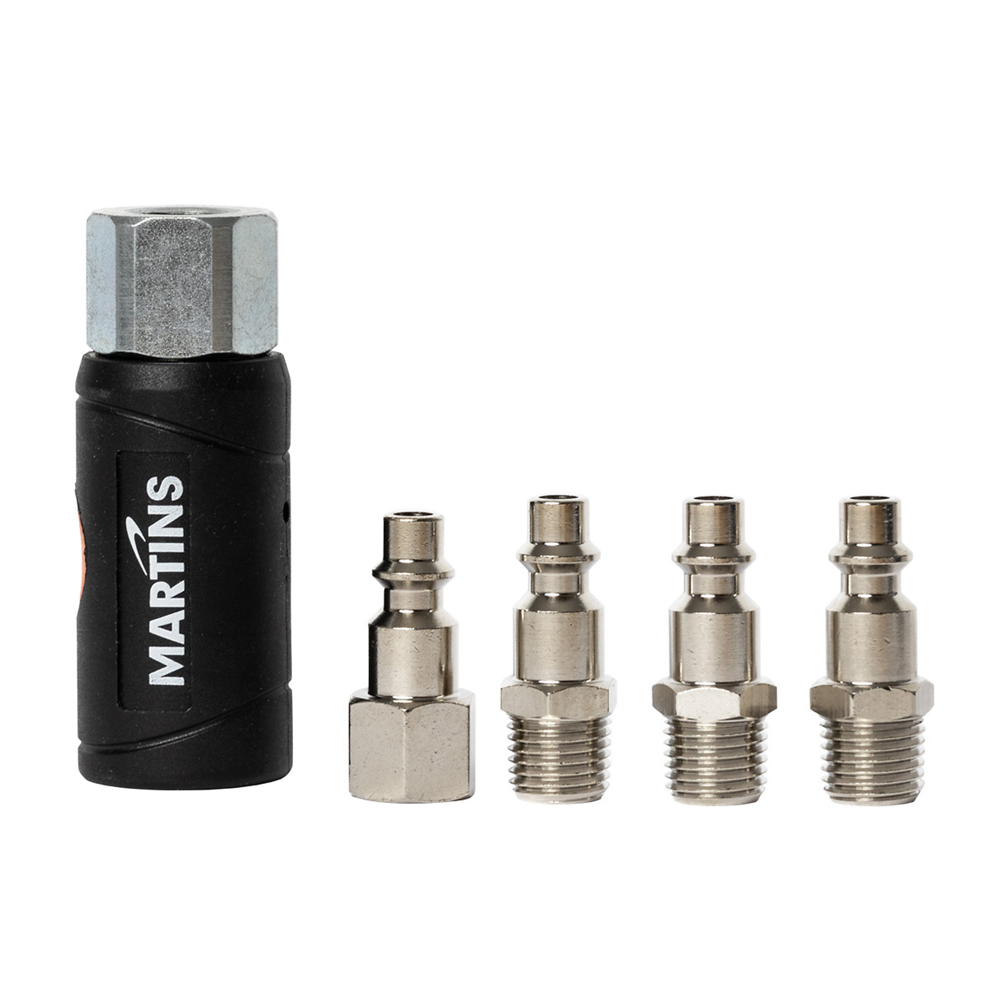 Martins Industries Industrial Coupling Kit — 1/4in. NPT, 5-Pc., Model# MW-C1